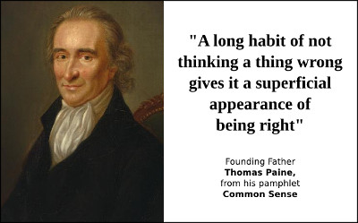 Quote by Thomas Paine